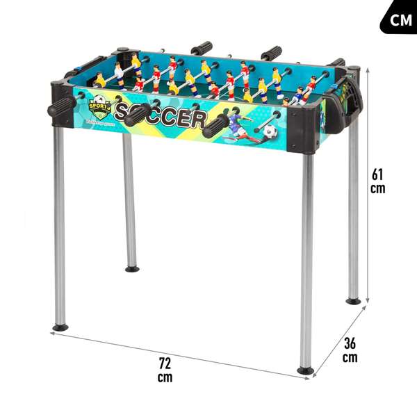 Color Baby Futbolin Mesa Soccer Sport 72x36x61cm