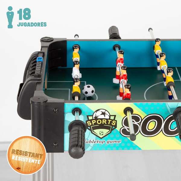 Color Baby Futbolin Mesa Soccer Sport 72x36x61cm