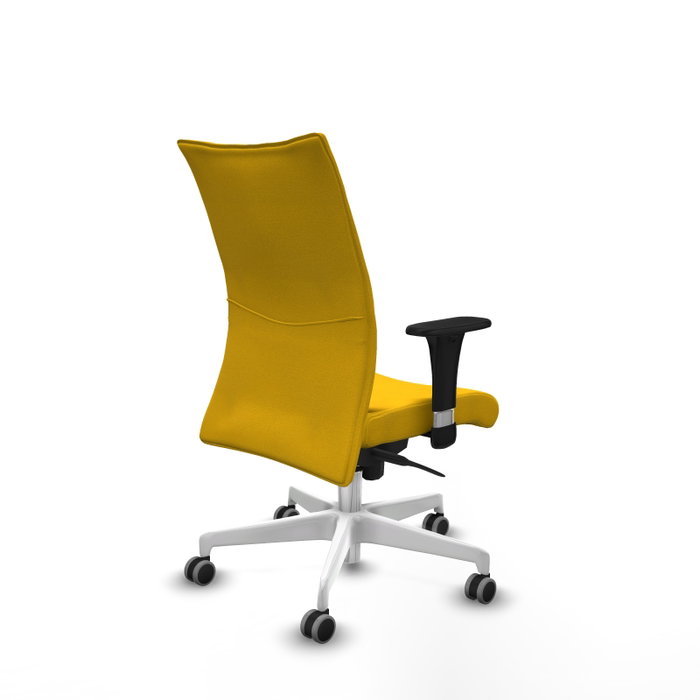 Piqueras Y Crespo Chaise Albacete Confidente Jaune avec mécanisme Synchro et bras 1D Piqueras Y Crespo Chaise Albacete Confidente Jaune avec mécanisme Synchro et bras 1D