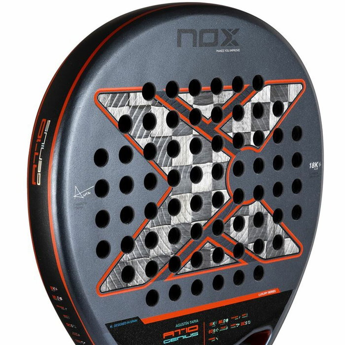 Raquette de Padel Nox Nox AT10 Genius 18K Noir Carbone