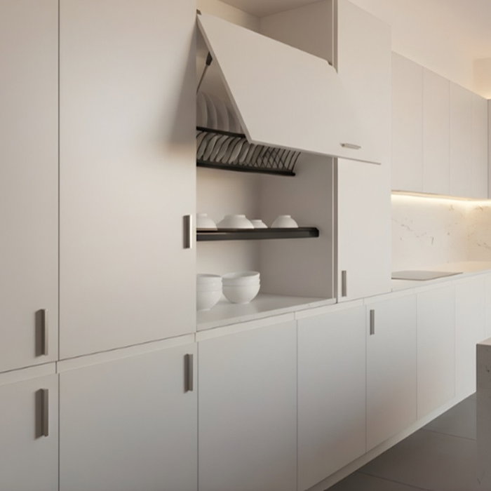 ALK - Eire - Egouttoir inoxidable noir mat pour vaisselle et verres - Modèle 600 mm - Acier inox 201