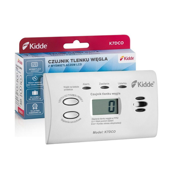 Kidde K7DCO Détecteur de monoxyde de carbone