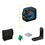 Bosch Professional GLL 20-22 G - Laser de nivellement rotatif vert - Portée 20 m - Précision ± 0.3 mm/m - Dual Power (batterie Li-ion/piles AA) - Protection IP65