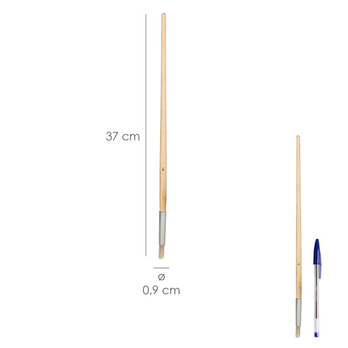 WOLFPACK LINEA PROFESIONAL Pinceau rond poils blancs Nº 7 WOLFPACK LINEA PROFESIONAL Pinceau rond poils blancs Nº 7
