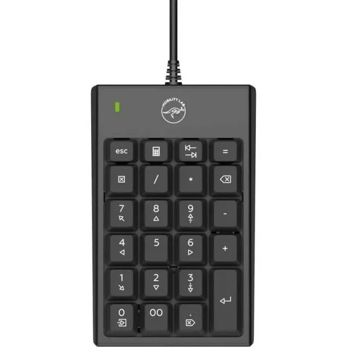 Mobility Lab Pavé Numérique USB Noir pour Netbook - Ajoute un pavé numérique filaire pour plus de confort Mobility Lab Pavé Numérique USB Noir pour Netbook - Ajoute un pavé numérique filaire pour plus de confort