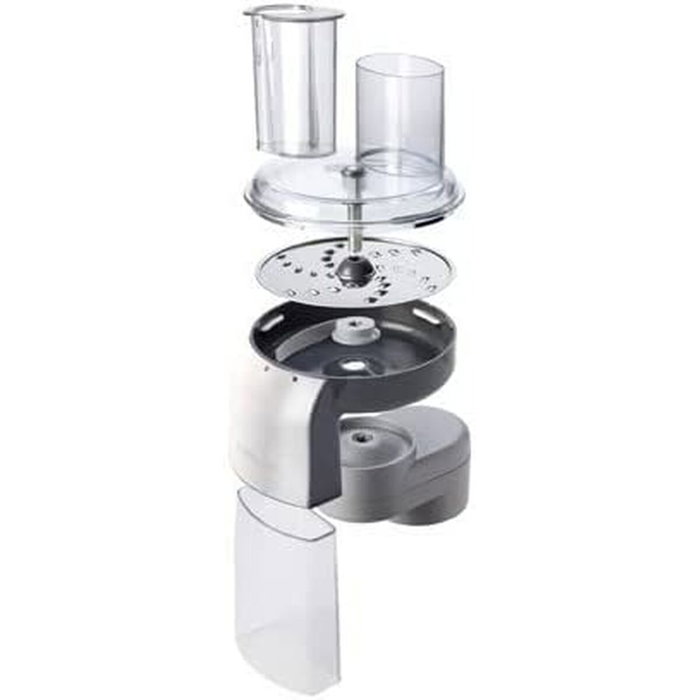 Kenwood AT340 Râpe-éminceur avec 7 disques en acier inoxydable et double cheminée