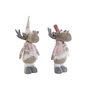 Décorations de Noël DKD Home Decor Multicouleur Renne 16,5 x 11,4 x 40,6 cm (2 Unités)