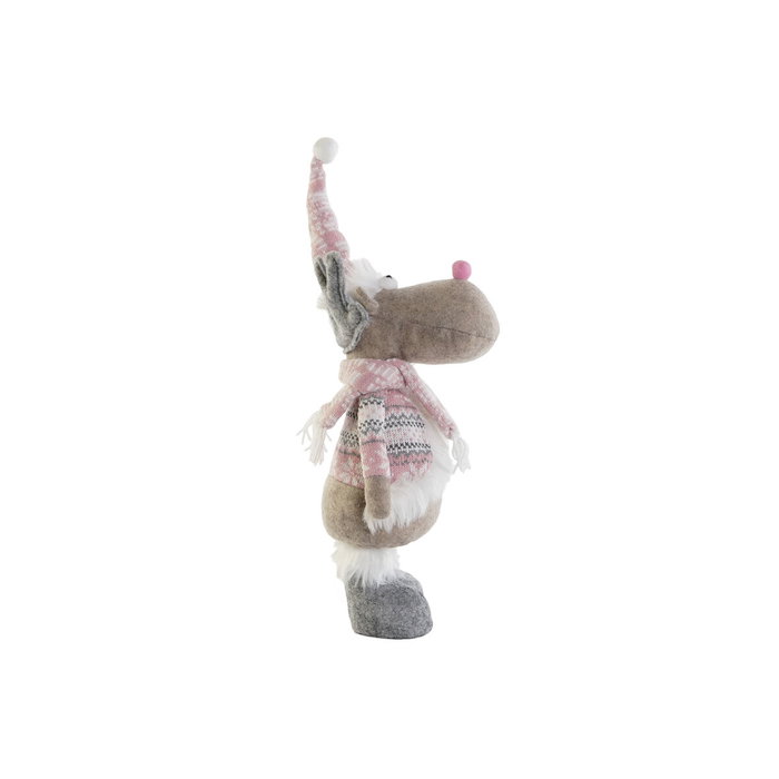 Décorations de Noël DKD Home Decor Multicouleur Renne 16,5 x 11,4 x 40,6 cm (2 Unités)