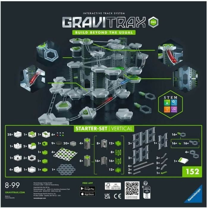 Ravensburger GraviTrax PRO Starter Set Vertical 152 pièces