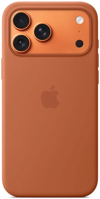 Apple iPhone 17 Pro Max - Coque en Silicone avec Support MagSafe - Terra Cotta