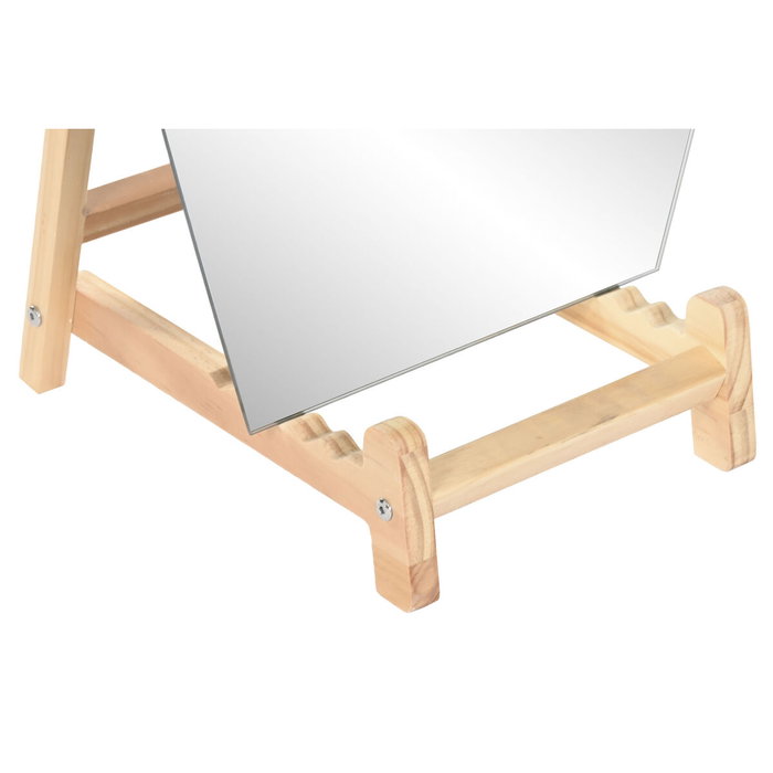 Miroir sur Pied Home ESPRIT Naturel Verre Pin 50 x 10 x 150 cm