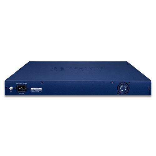 Planet GS-4210-48P4S - Commutateur réseau managé Gigabit PoE+ avec 48 ports RJ45 (802.3at) et 4 slots SFP, budget PoE 440W, IPv6, QoS, sécurité