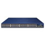 Planet GS-4210-48P4S - Commutateur réseau managé Gigabit PoE+ avec 48 ports RJ45 (802.3at) et 4 slots SFP, budget PoE 440W, IPv6, QoS, sécurité
