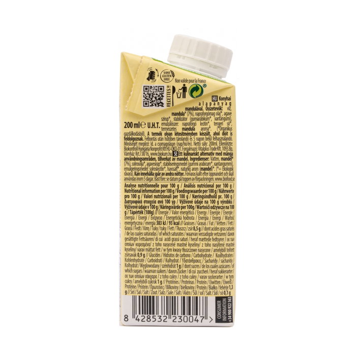 Ecomil Crème d'Amandes Bio 200ml Ecomil Crème d'Amandes Bio 200ml