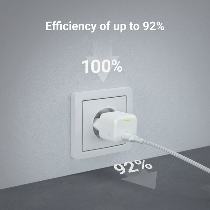 Green Cell Câble USB CHARGC06W Blanc