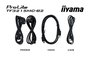 iiyama 31,5VIS Écran tactile PCAP 32" Bezel Free 30 points, 1920x1080 Full HD, Panneau AMVA3, HDMI, DisplayPort, VGA, USB, Montage VESA