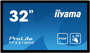 iiyama 31,5VIS Écran tactile PCAP 32" Bezel Free 30 points, 1920x1080 Full HD, Panneau AMVA3, HDMI, DisplayPort, VGA, USB, Montage VESA