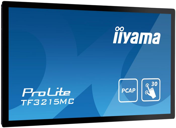 iiyama 31,5VIS Écran tactile PCAP 32" Bezel Free 30 points, 1920x1080 Full HD, Panneau AMVA3, HDMI, DisplayPort, VGA, USB, Montage VESA