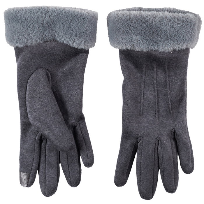 Sensly Paire de gants tactiles en suedina Sensly Paire de gants tactiles en suedina
