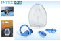 Intex Bouchons d'oreille et pince nasale pour natation et bain, à partir de 8 ans, matériaux PP PC TPR