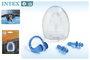 Intex Bouchons d'oreille et pince nasale pour natation et bain, à partir de 8 ans, matériaux PP PC TPR