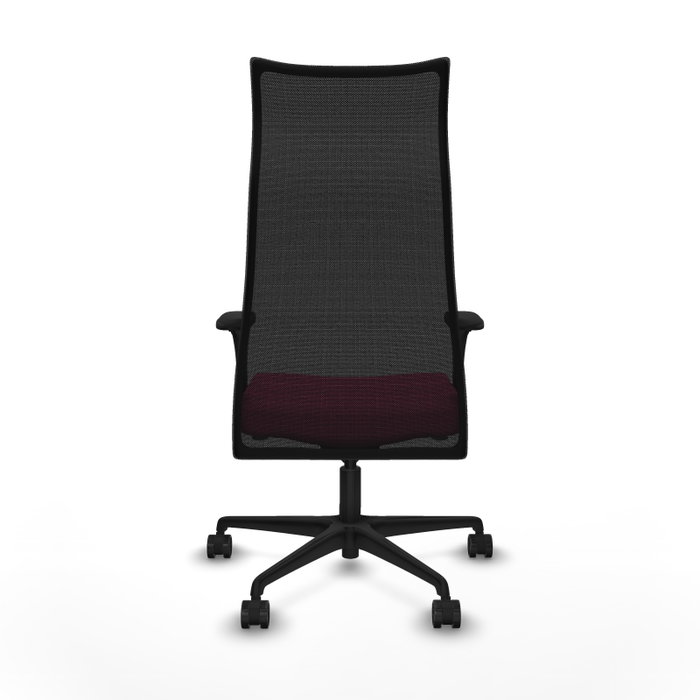 Piqueras y Crespo Chaise de Bureau Albacete Rose et Noir
