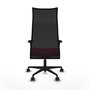 Piqueras y Crespo Chaise de Bureau Albacete Rose et Noir