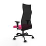 Piqueras y Crespo Chaise de Bureau Albacete Rose et Noir