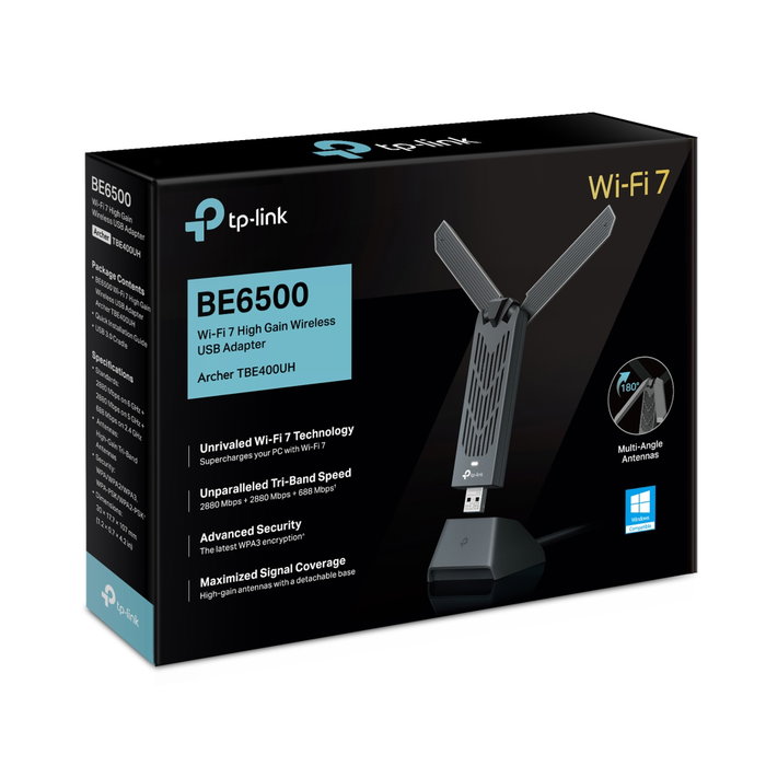 TP-Link Archer TBE400UH Wi-Fi 7 USB 3.0 TP-Link Archer TBE400UH Wi-Fi 7 USB 3.0