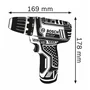 Bosch Professional GSR 12V-15 Perceuse-visseuse avec 2 batteries et chargeur