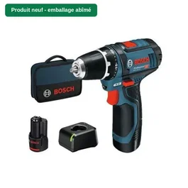 Bosch Professional GSR 12V-15 Perceuse-visseuse avec 2 batteries et chargeur