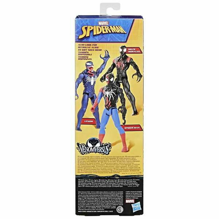 Hasbro Figurine Venom Titan Hero Series 30 cm Marvel Spider-Man VenomVersus Jouets Super-héros Enfants dès 4 ans