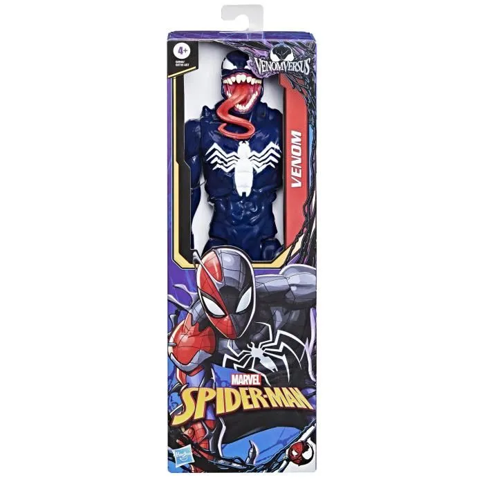 Hasbro Figurine Venom Titan Hero Series 30 cm Marvel Spider-Man VenomVersus Jouets Super-héros Enfants dès 4 ans