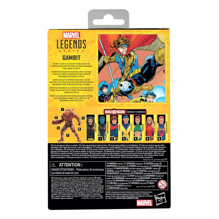 Hasbro Marvel Legends Gambit (BAF: Marvel's Nemesis) 15 cm