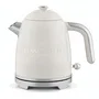 SWEISS Bouilloire Électrique Vintage KTS8 - 1L, 1000W, Inox, Socle 360°, Design Rétro, Rapide, Beige