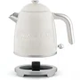 SWEISS Bouilloire Électrique Vintage KTS8 - 1L, 1000W, Inox, Socle 360°, Design Rétro, Rapide, Beige