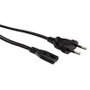 Value Cordon d'alimentation secteur bipolaire 3 mètres noir - pour ordinateur portable, moniteur, petit électroménager