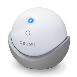 Beurer SL-10 Appareil avec Projection Lumineuse pour Aider à S'endormir - Techniques de Respiration Yoga 4-7-8 et Relaxante Ajustables
