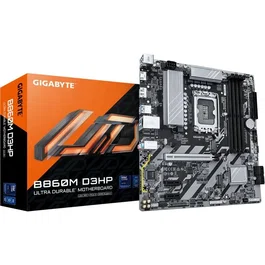 Gigabyte Carte Mère B860M D3HP Micro-ATX - Chipset Intel B860 - Compatible Mémoire DDR5 - Pour PC Bureautique, Multimédia et Gaming