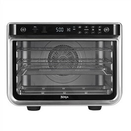 Ninja DT200EU Mini four à convection multifonction 10 en 1 Foodi - Technologie True Surround Convection, cuisson rapide et uniforme