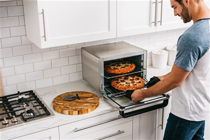 Ninja DT200EU Mini four à convection multifonction 10 en 1 Foodi - Technologie True Surround Convection, cuisson rapide et uniforme