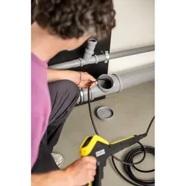 Karcher Kit de débouchage de canalisations 7,5 m avec 2 buses (360° et classique) pour nettoyeur haute pression