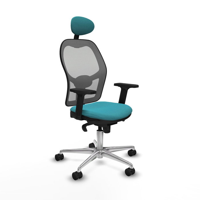 Piqueras y Crespo Chaise de Bureau avec Appui-tête Jorquera 2D086N1 Turquoise Piqueras y Crespo Chaise de Bureau avec Appui-tête Jorquera 2D086N1 Turquoise