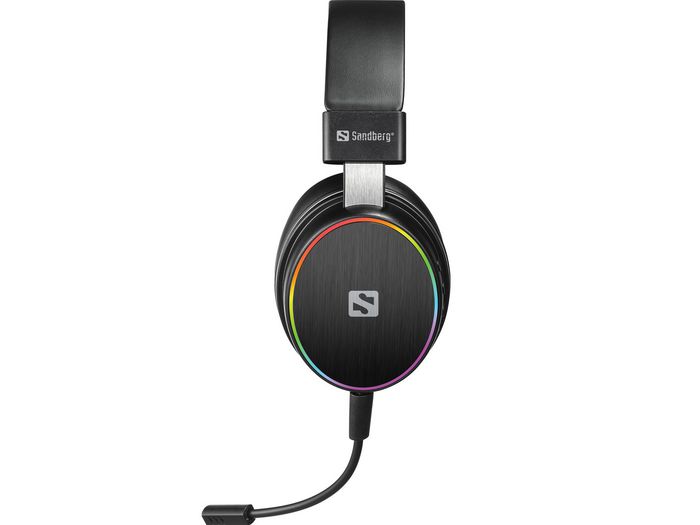Sandberg Casque sans fil HeroBlaster pour gaming - Son haute qualité avec basses puissantes, connexion Bluetooth pour PC, téléphone et tablette
