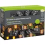 Smart Garden Guirlande Solaire 4.7 m 10 Lampions Effet Flamme CoolFlame Noire - Décorative pour Jardin et Terrasse