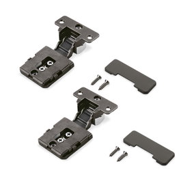 Salice Bisagra oculta Conecta con cierre amortiguado, solape 14-16.5mm, Zamak