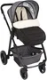 Tineo Chancelière Bébé Noire 6-18 Mois - Chaude Sherpa Déperlante, Fentes Harnais, Lavable