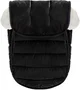 Tineo Chancelière Bébé Noire 6-18 Mois - Chaude Sherpa Déperlante, Fentes Harnais, Lavable