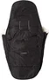 Tineo Chancelière Bébé Noire 6-18 Mois - Chaude Sherpa Déperlante, Fentes Harnais, Lavable
