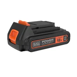 Black + Decker BL1518-XJ Batterie 18V 1.5Ah Lithium B+D Power Connect - Pour outils 18V - Noir et Orange